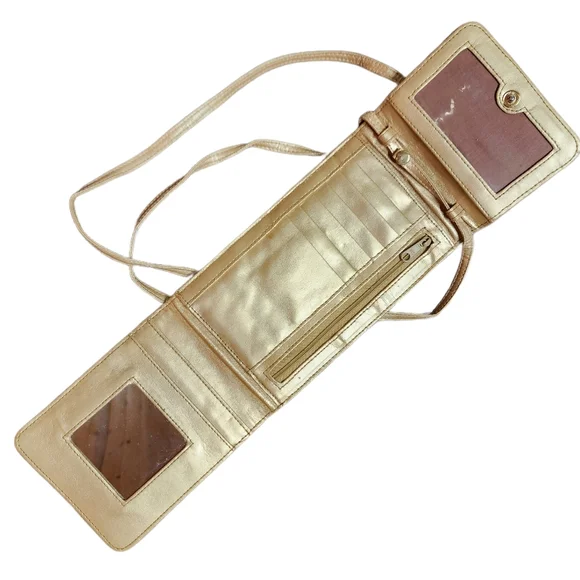 Gold Sequined Purse Wallet - Picture 3 of 4